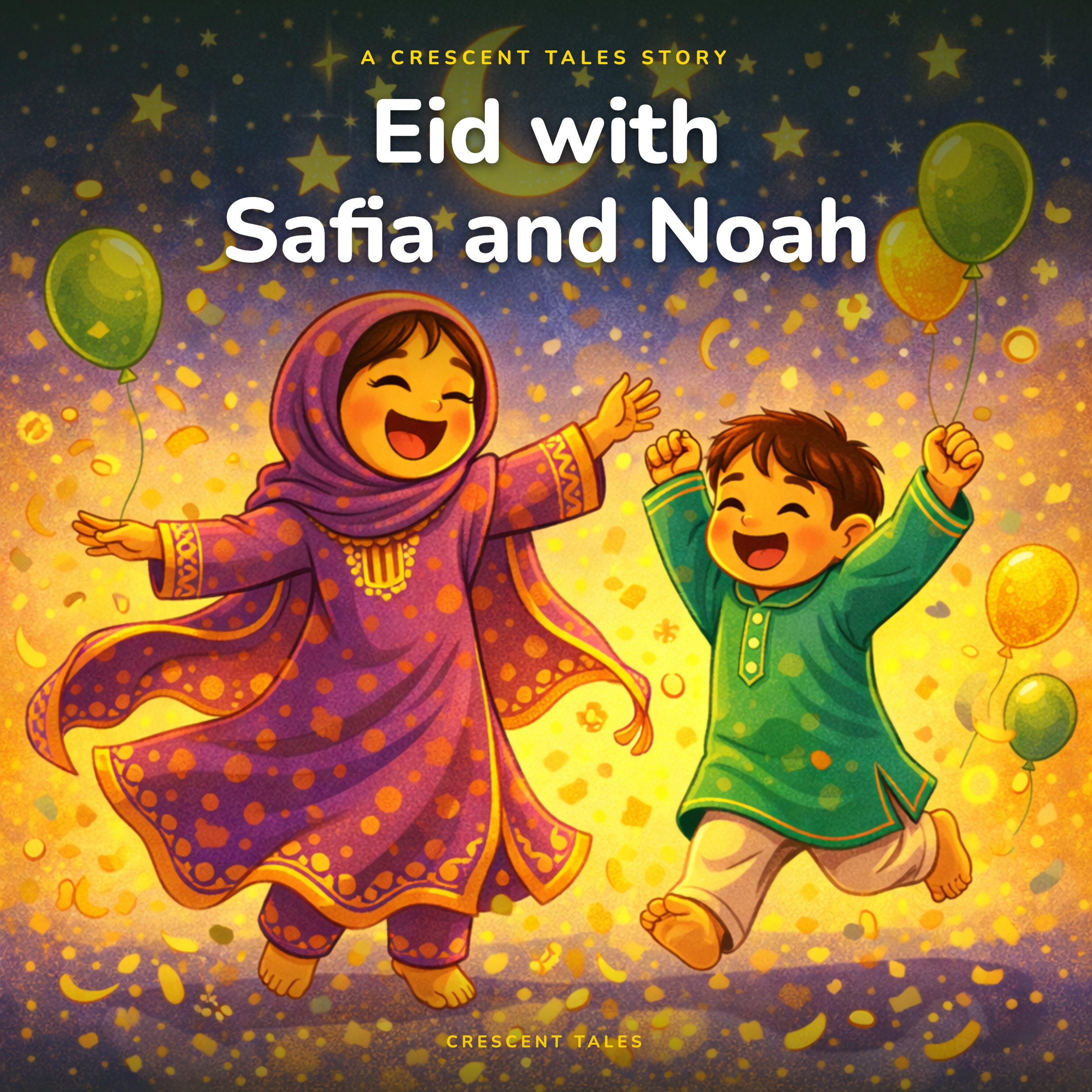 Eid with Safia and Noah book cover